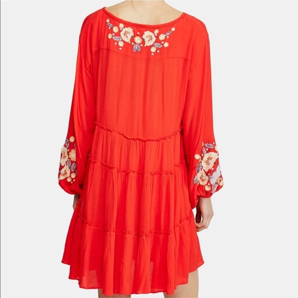 Free People Spell On You Embroidered Mini Dress - www.panoramagroup.in